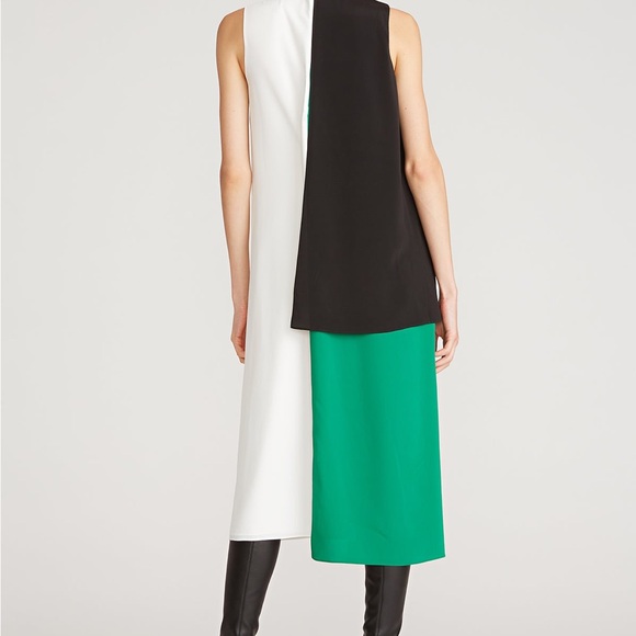 Halston tri color dress - Picture 4 of 11